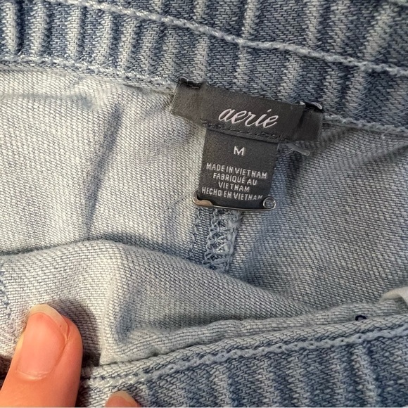 Aerie comfortable jean shorts with draw string - Picture 6 of 8